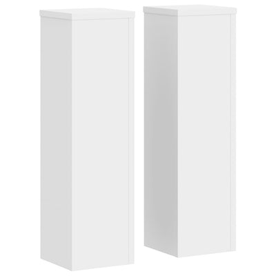 Supporti per piante Vidaxx 2 pezzi 17x17x60 cm in legno composito bianco