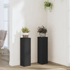 Supporti per piante VidaXL 2 pz 17x17x60 cm in legno lavorato nero