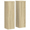 Estándares de planta Vidaxl 2 PCS 17x17x60 cm de madera procesada Sonoma Oak