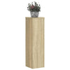 Estándares de planta Vidaxl 2 PCS 17x17x60 cm de madera procesada Sonoma Oak