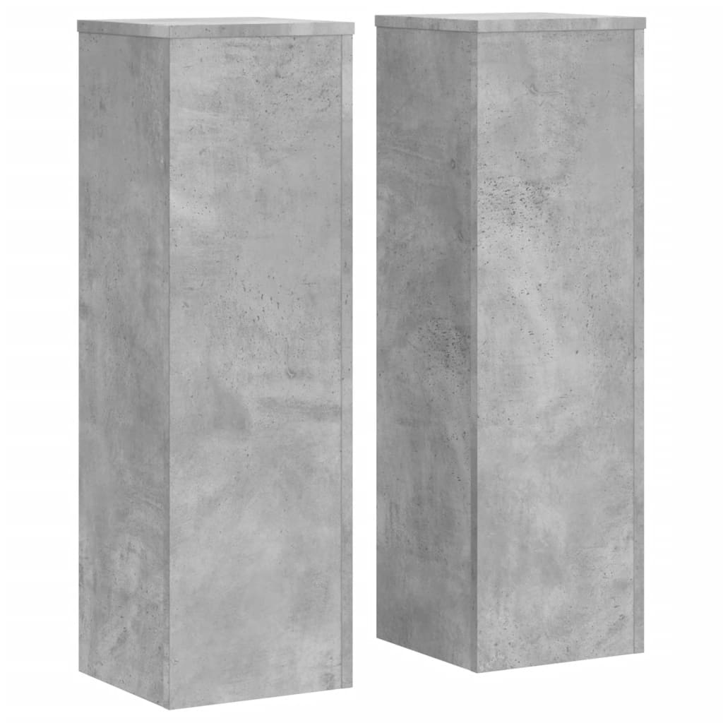 Estándares de planta Vidaxl 2 ST 25X25X80 cm Precio de concreto de madera procesada