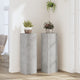 Estándares de planta Vidaxl 2 ST 25X25X80 cm Precio de concreto de madera procesada