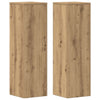 Vidaxl plantenstandaards 2 st 25x25x80 cm hout artisanaal eikenkleurig