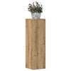 Vidaxl plantenstandaards 2 st 25x25x80 cm hout artisanaal eikenkleurig