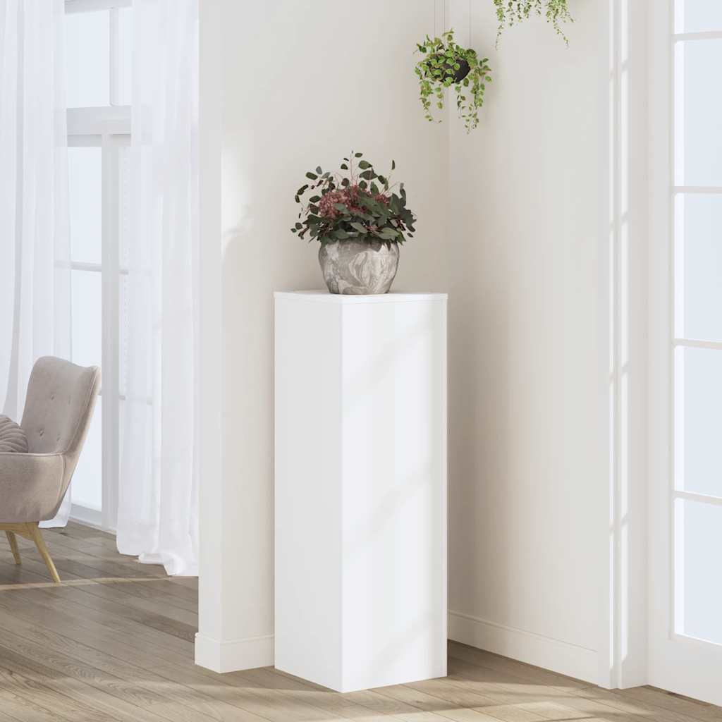 Supporto per piante Vidaxx 33x33x100 cm in derivati del legno bianco