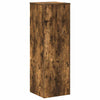 Vidaxl plantenstandaard 33x33x100 cm bewerkt hout gerookt eikenkleurig