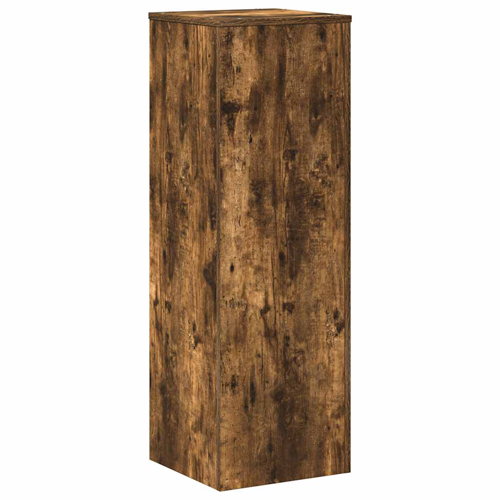 Vidaxx soporte para plantas 33x33x100 cm madera procesada, roble ahumado