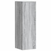 Estándar de planta Vidaxl 33x33x100 cm de madera procesada gris soma roble