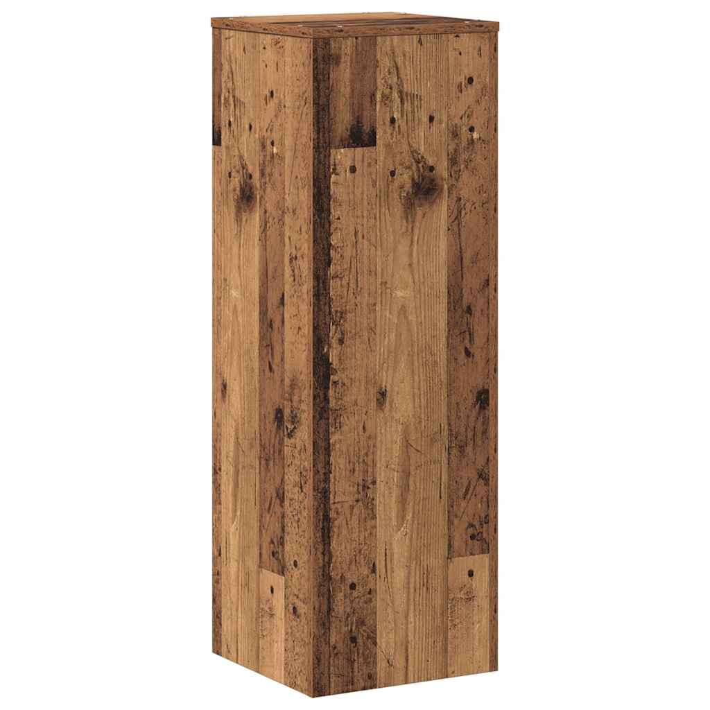 Vidaxx soporte para plantas 33x33x100 cm madera tratada color madera vieja