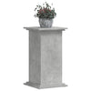 Estándar de planta Vidaxl 33x33x60 cm de madera procesada betongrijs