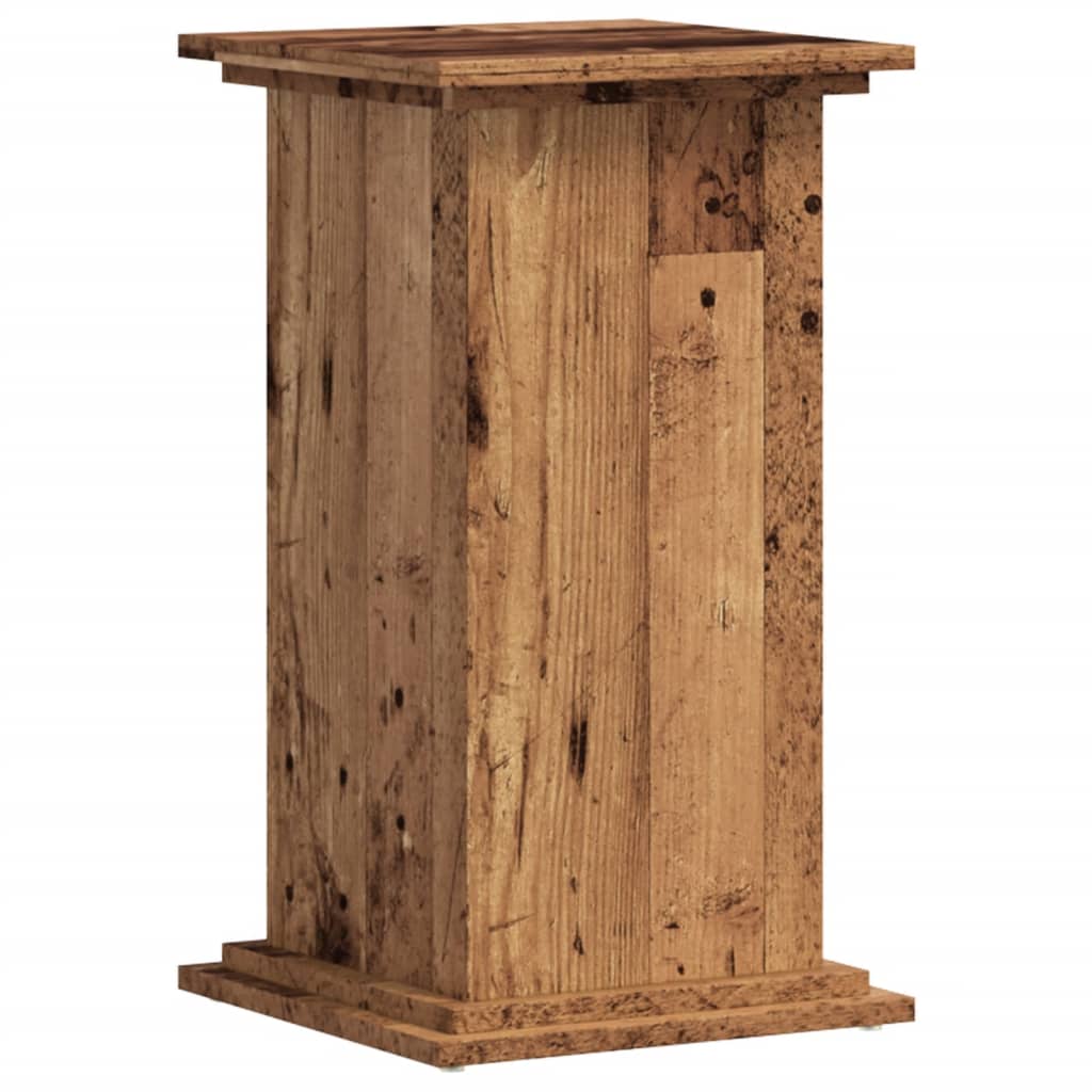 Estándar de la planta Vidaxl 33x33x60 cm de madera procesada de madera vieja