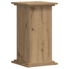 Estándar de la planta Vidaxl 33x33x60 cm de roble artesanal de madera procesada