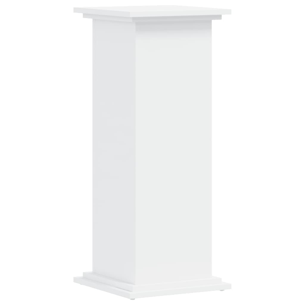 Estándar de planta Vidaxl 33x33x80 cm de madera procesada blanca