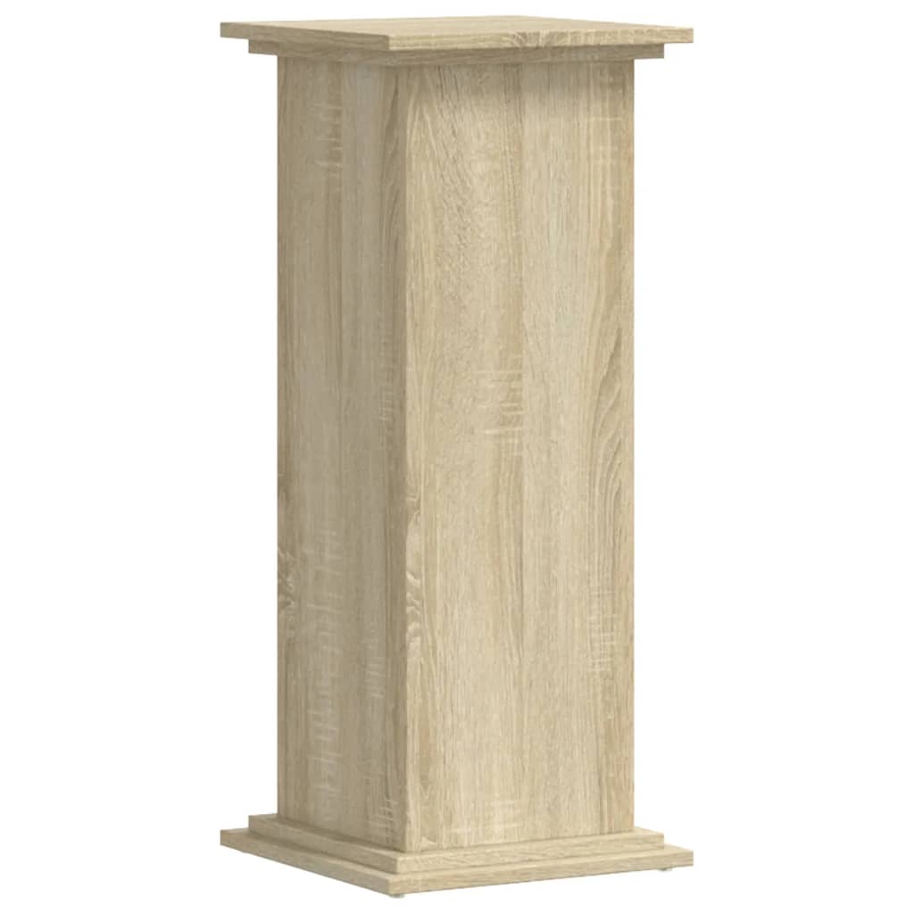 Estándar de la planta Vidaxl 33x33x80 cm de madera procesada Sonoma Oak -Coled
