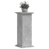 Estándar de planta Vidaxl 33x33x80 cm de madera procesada betongrijs