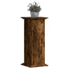 Estándar de la planta Vidaxl 33x33x80 cm de madera procesada de roble topo coloreado