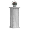 Estándar de la planta Vidaxl 33x33x80 cm de madera procesada gris sonoma roble