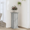 Estándar de la planta Vidaxl 33x33x80 cm de madera procesada gris sonoma roble