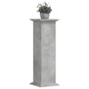 Estándar de planta Vidaxl 33x33x100 cm de madera procesada betongrijs