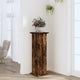 Estándar de planta Vidaxl 33x33x100 cm de madera procesada de roble ahumado
