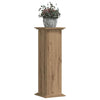 Vidaxl plantenstandaard 33x33x100 cm bewerkt hout artisanaal eiken