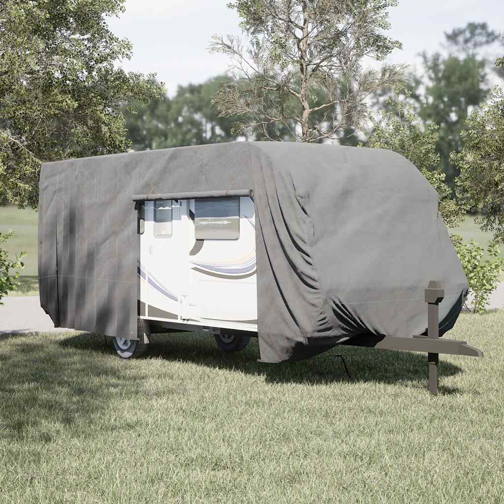 Vidaxl Caravanhoes 732x250x220 cm sin longitud gris