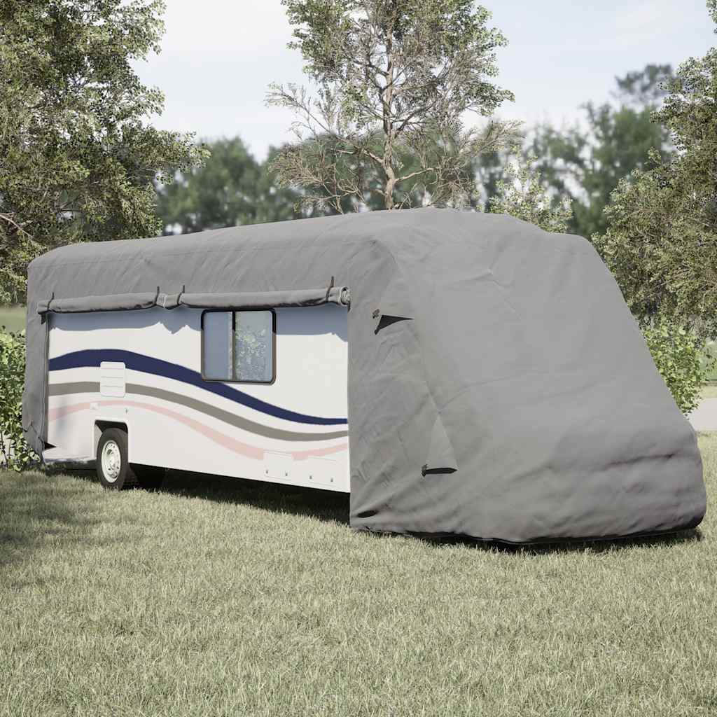 Copri camper Vidaxx 870x235x275 cm in tessuto non tessuto grigio