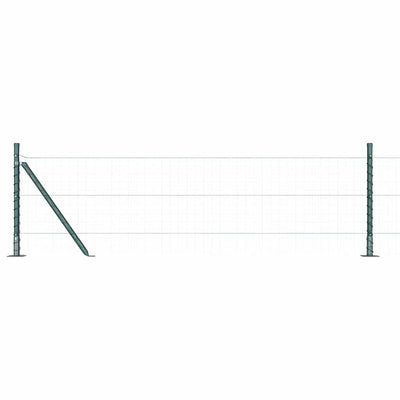 Pali per recinzione Vidaxl 26 pezzi grigi 3,2 x 3,2 x 50 cm