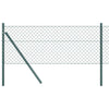 Vidaxl afrasteringspaal groen 10 x 0,6 m (40 x 40 mm gaas)