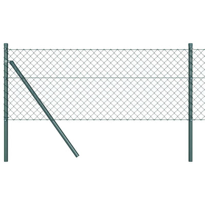 Vidaxl afrasteringspaal groen 10 x 0,8 m (40 x 40 mm gaas)