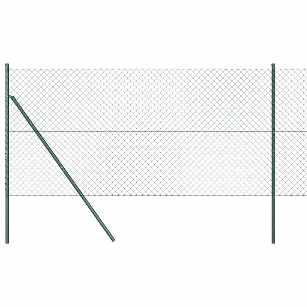 Poste para valla Vidaxl verde 10 x 1,2 m (malla 40 x 40 mm)
