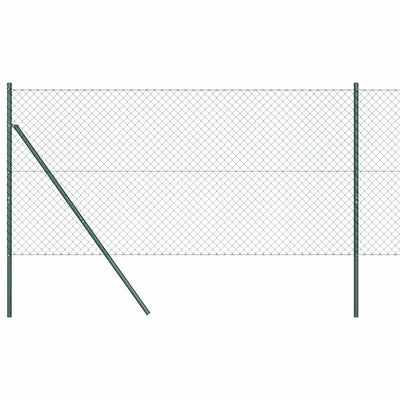 Vidaxl afrasteringspaal groen 10 x 1,2 m (40 x 40 mm gaas)