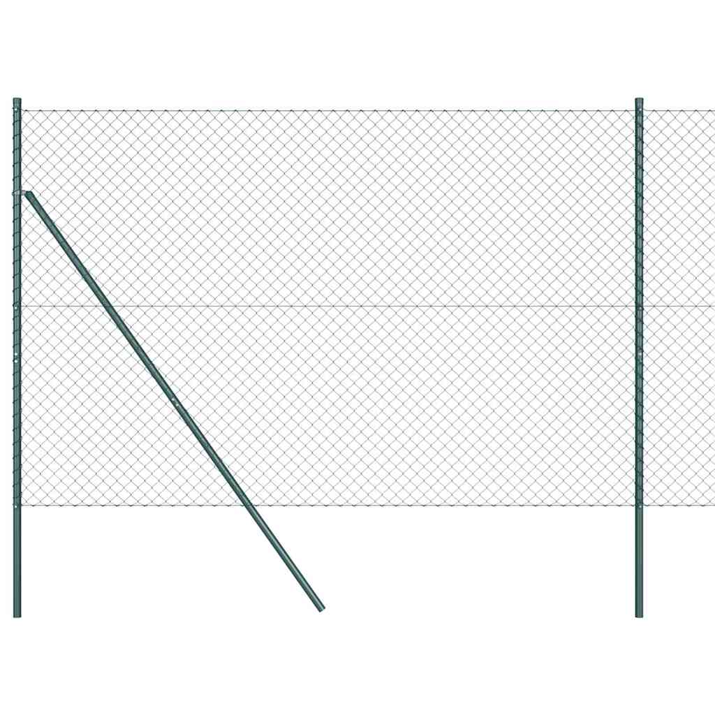Vidaxl afrasteringspaal groen 10 x 1,6 m (40 x 40 mm gaas)
