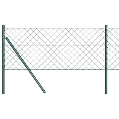 Poste para valla Vidaxl verde 10 x 0,8 m (malla 60 x 60 mm)
