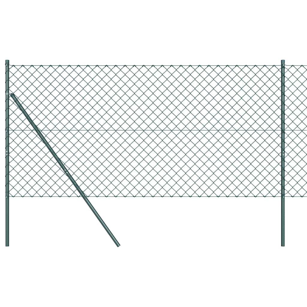 Poste para valla Vidaxl verde 10 x 1,2 m (malla 60 x 60 mm)