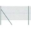 Poste para valla Vidaxl verde 10 x 1,5 m (malla 60 x 60 mm)