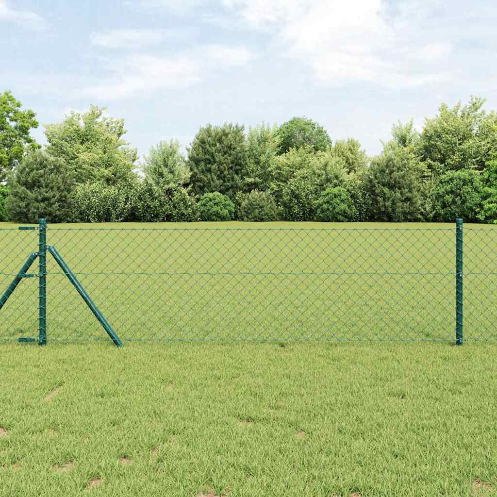 Paletto per recinzione Vidaxl verde 25 x 0,6 m (maglia 40 x 40 mm)