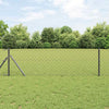 Vidaxl afrasteringspaal grijs 10 x 0,8 m (60 x 60 mm gaas)