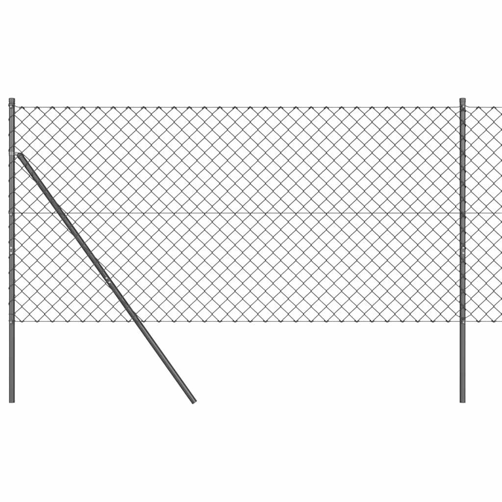 Poste para valla Vidaxl gris 10 x 1,2 m (malla 60 x 60 mm)