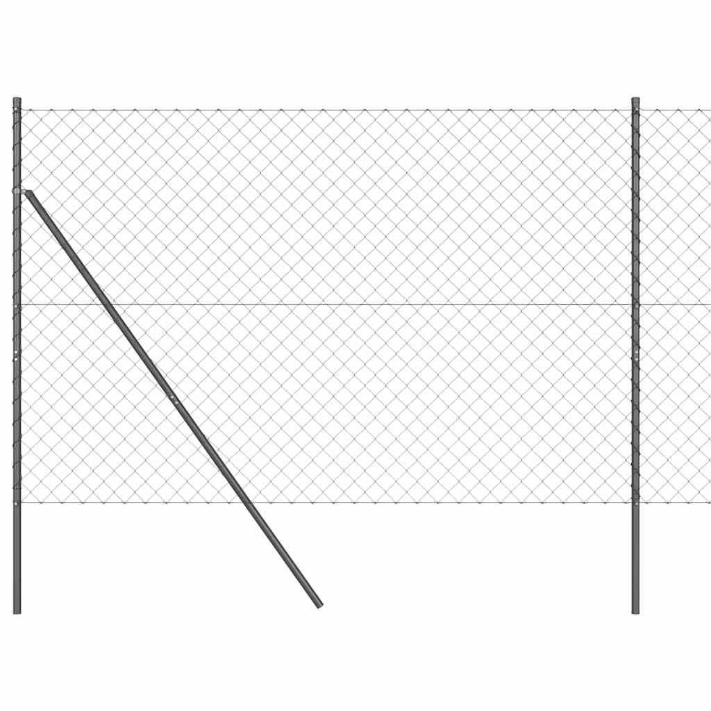 Poste para valla Vidaxl gris 10 x 1,6 m (malla 60 x 60 mm)