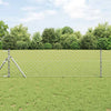 Poste para valla Vidaxl plateado 25 x 0,6 m (malla 60 x 60 mm) acero