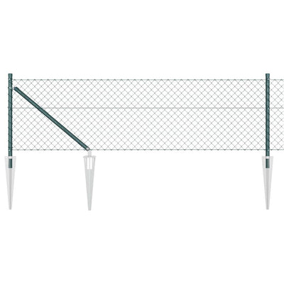 Vidaxl afrasteringspaal groen 10 x 0,4 m (60 x 60 mm gaas)