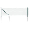 Vidaxl afrasteringspaal groen 25 x 0,4 m (60 x 60 mm gaas)