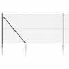Poste para valla vidaxl gris 10 x 1 m (malla 40 x 40 mm) acero y PVC