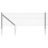 Paletto per recinzione Vidaxl grigio 10 x 0,8 m (maglia 60 x 60 mm)