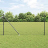 Vidaxl afrasteringspaal grijs 10 x 1,2 m (60 x 60 mm gaas)