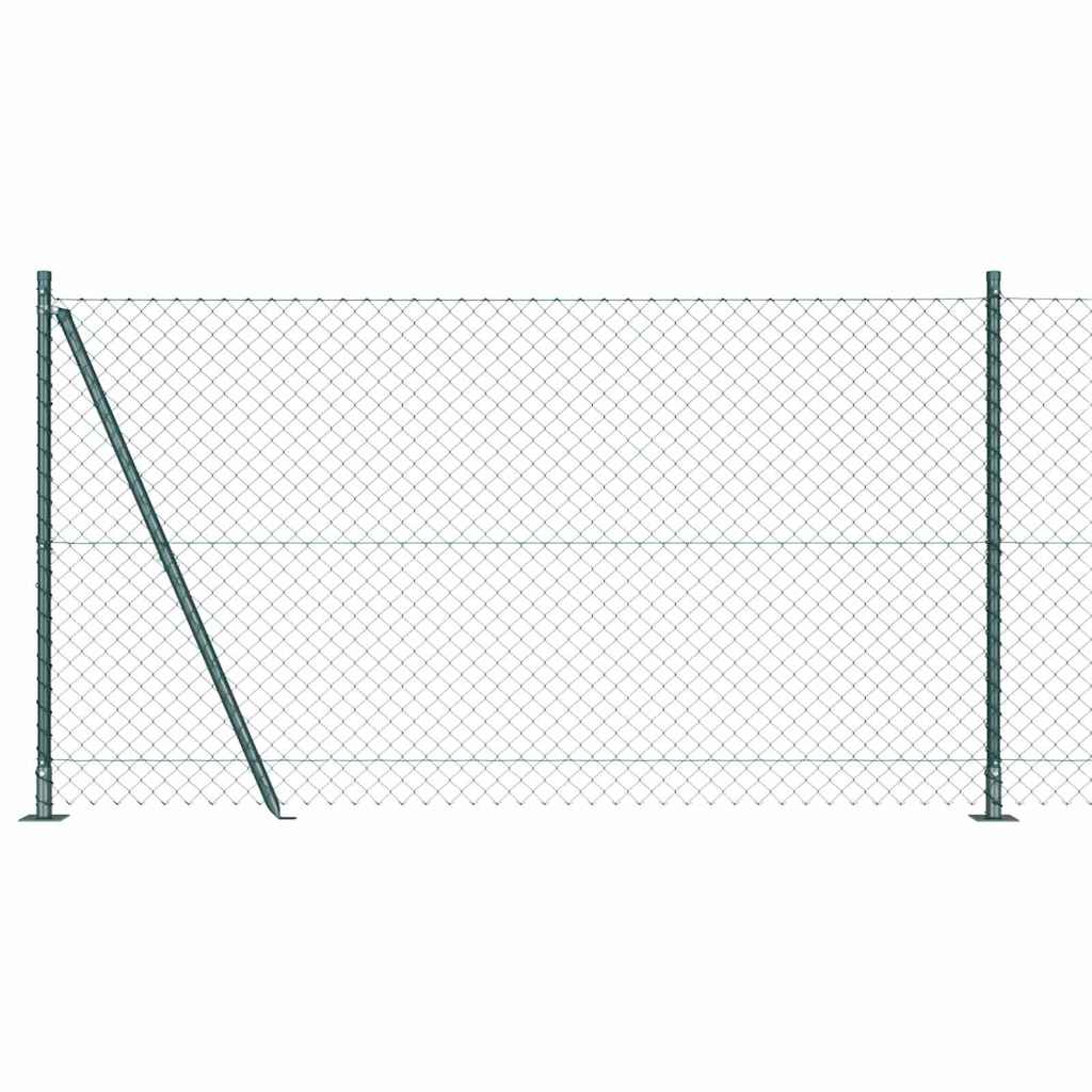 Poste para valla Vidaxl verde 10 x 1,2 m (malla 40 x 40 mm)