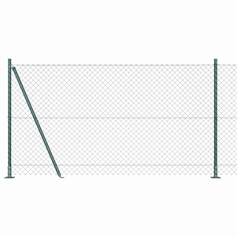 Vidaxl afrasteringspaal groen 10 x 1,2 m (40 x 40 mm gaas)