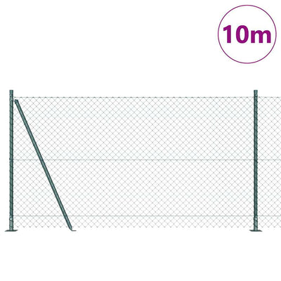Palo per recinzione Vidaxl verde 10 x 1,2 m (maglia 40 x 40 mm)