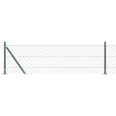 Vidaxl afrasteringspaal groen 10 x 0,4 m (60 x 60 mm gaas)